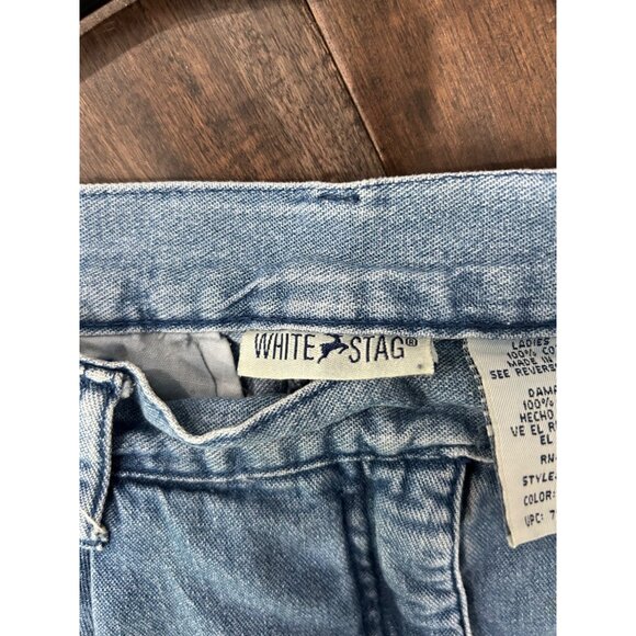 White Stag Womens Denim Shorts Pockets Size 10 Casual Summer Wear - Picture 5 of 9